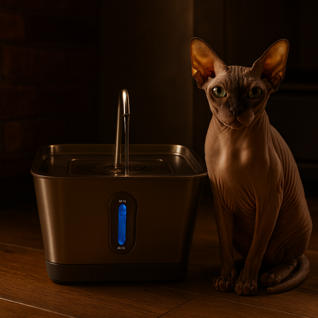 Fontanella connessa per gatti e cani a flusso automatico – PotBar