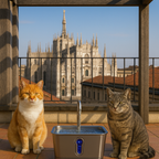 Fontanella connessa per gatti e cani a flusso automatico – PotBar